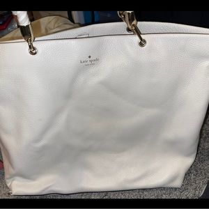 Brand New White Kate Spade ♠️ bag with snap closer.